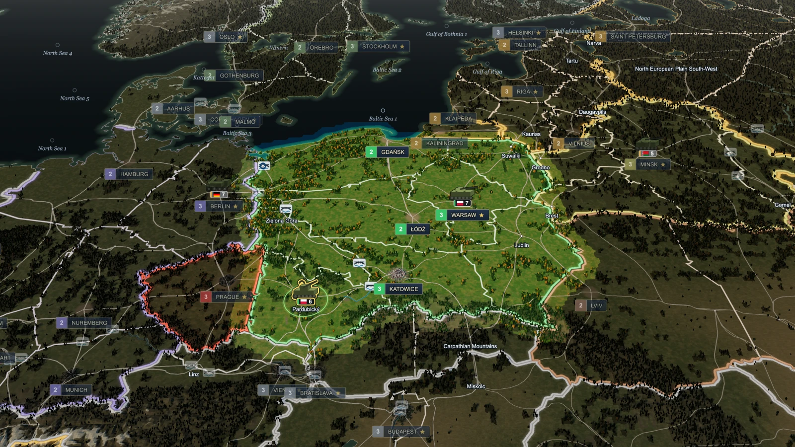 Paper Borders gameplay: know your borders