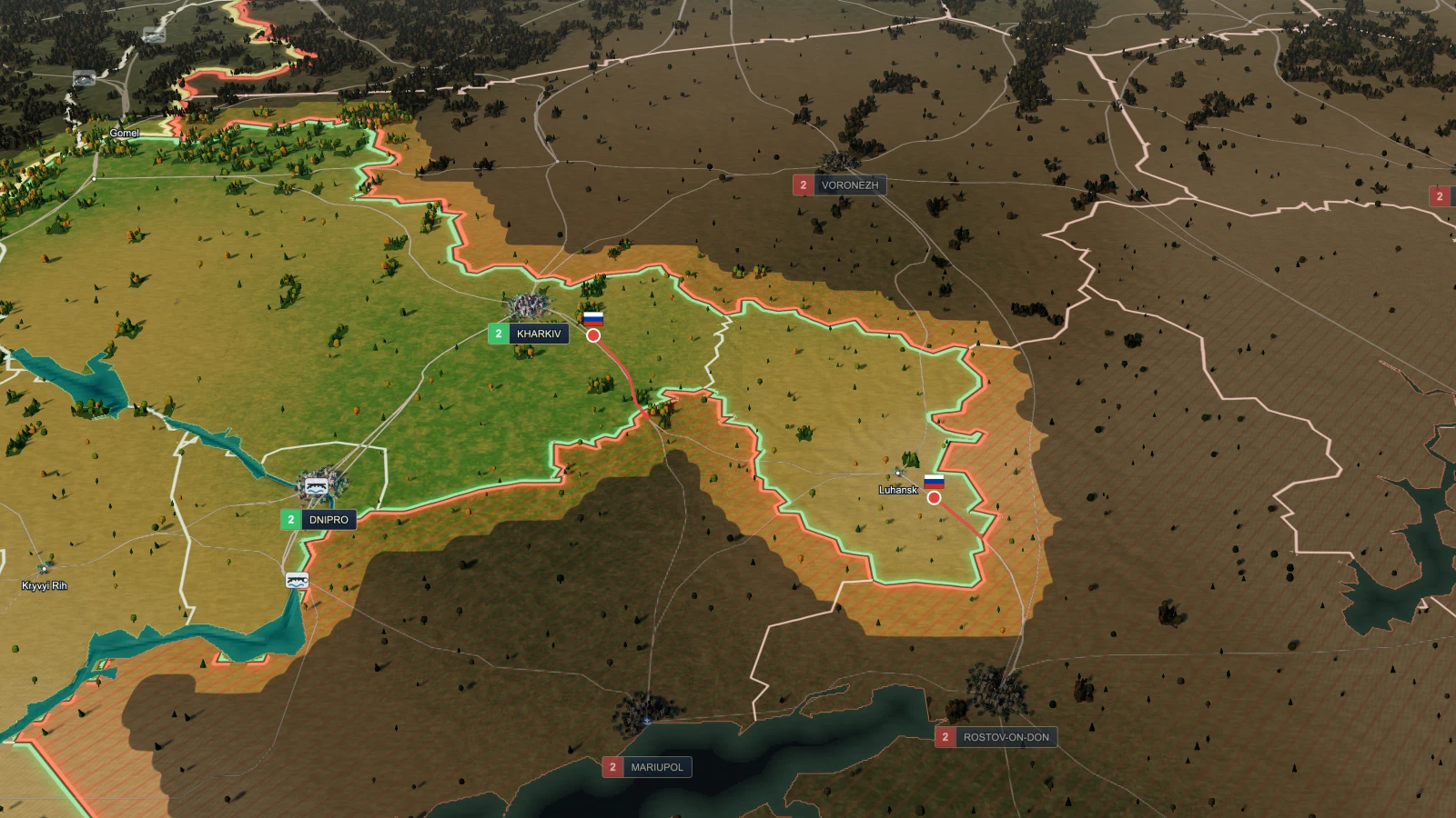 Paper Borders gameplay: watch the turn play out